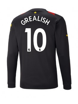 Manchester City Jack Grealish #10 Auswärtstrikot 2022-23 Langarm